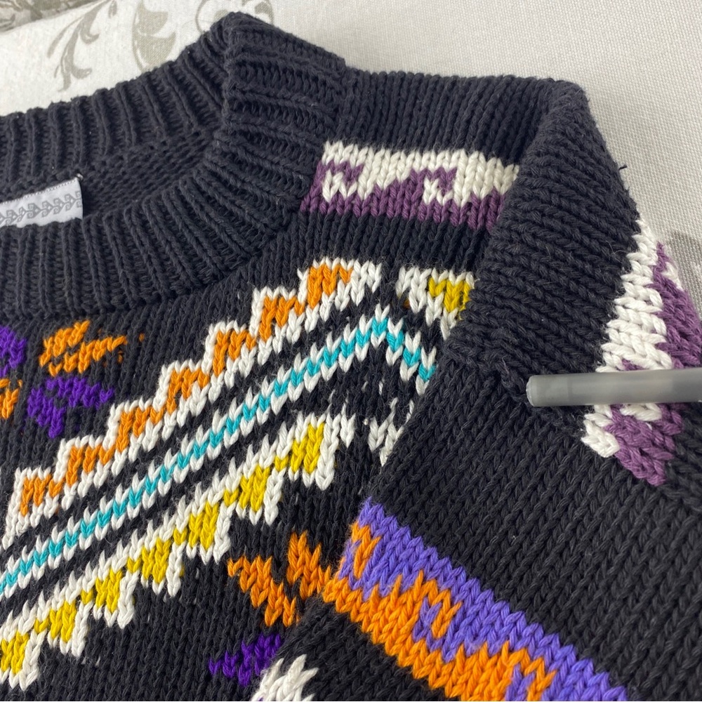 Nomadic Traders Aztec / southwestern Sweater 100% cotton - Picture 7 of 8